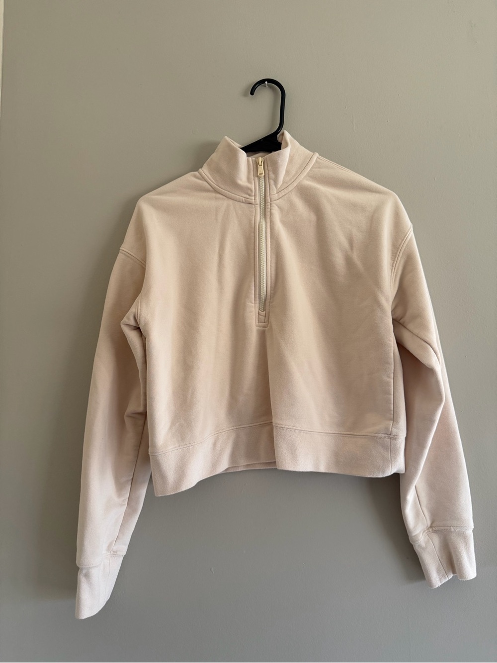 Fabletics Cream half zip